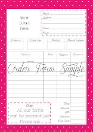 Order Form Printable Order Form Work At Home Pdf File Personalised With Your Logo Office Stationery Dots Design Editable Template Small Business Planner Order Form Order Form Template