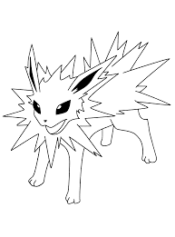 Having an umbreon roommate sure has its advantages, especially when they can control the toxins in their sweat to give you a taste of the. Jolteon Coloring Pages Coloring Home