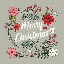 Find & download free graphic resources for floral pattern. Typography Merry Christmas Card With Floral Decorative Elements 1824678 Vector Art At Vecteezy