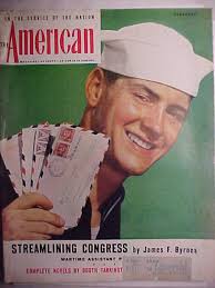 February 1945 the American Magazine Has 160 Pages of Ads & Articles, Robert Lee  Conroy