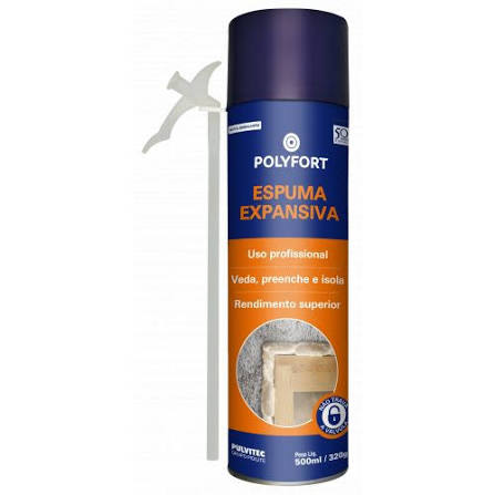 Espuma PU Expansiva 320 G/500 mL Pulvitec Unidade