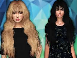 The hair is big, but it looks very neat and elegant. Sharareh S Mermaid Hair Retexture Mesh Needed Sims Hair Womens Hairstyles Mermaid Hair