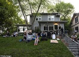 Protesters gather outside former minneapolis officer derek chauvin's house. Attorney Who Charged Derek Chauvin Over George Floyd S Death Forced To Sell Home And Hire Security Daily Mail Online