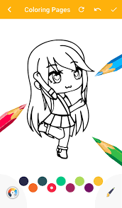 Free printable gacha life coloring pages. Gacha Coloring Book Game For Android Apk Download