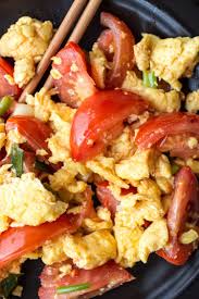 Easy Chinese Tomato Eggs The Wanderlust Kitchen Recipes Food Asian Recipes