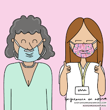 Enfermera caricatura enfermeras animadas medico dibujo dia de la enfermera apuros fisioterapeuta sanitarios que me quedes tu feliz día. Enfermera En Apuros Twitterissa Cuando Vemos A Una Persona Con La Mascarilla Mal Puesta