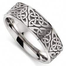 Wedding Rings Celtic White Gold Wedding Ring 9ct White Gold Celtic Mens Wedding Ring Celticrings White Gold Wedding Rings Wedding Rings Celtic Wedding Rings