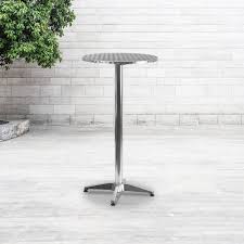 The unit connects to a 20 lbs. Blue Elephant 23 25 Round Indoor Outdoor Stainless Steel Bar Table Reviews Wayfair Co Uk