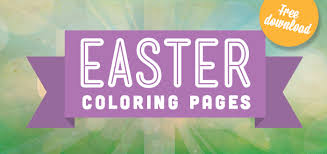 Religious easter cross coloring page. Free Easter Coloring Pages