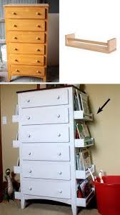 50 Easy Storage Ideas For Small Spaces 2018 Umfunktionierte Mobelstucke Kinder Mobel Und Kommode Neu Gestalten