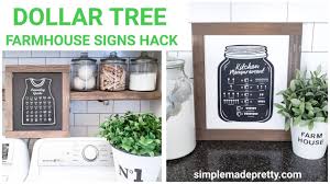 Explore ar crosby's collection of farm kitchen images on designspiration. Dollar Tree Diy Farmhouse Signs Hack Diy Laundry Signs Diy Kitchen Signs Youtube