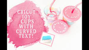 Select your text and then click on the curve tool. Cricut Joy Cups With Curved Text Youtube