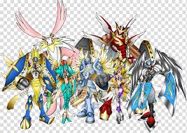 Magnaangemon Ladydevimon Gatomon Digimon World 2 Digimon