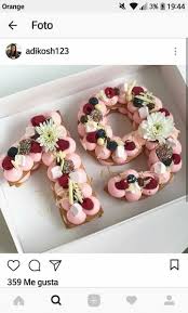 The Number 18 Instead Biscuit Cake 19th Birthday Cakes Cake Decorating
