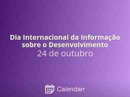 Resultado de imagem para 24 DE OUTUBRO É DIA DE