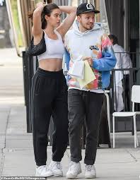 Amelia hamlin melts in scott's arms as the happy couple take a trip to montecito. Amelia Hamlin 18 Gets A Kiss From Her Beau Mercer Wiederhorn During Loved Up Outing In La Daily Mail Online