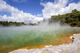 Champagne Pool Wai O Tapu Nz Geothermal Pool Hot Springs