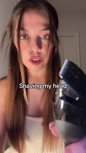 Shaving my head!!! #shavedhead #shaving #shavingmyhead #hairtok #hair  #longhair #shavedhead #fypp #virall