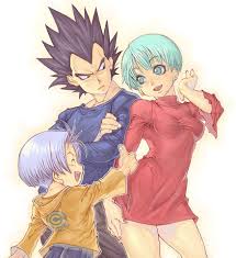 Vegeta Bulma And Trunk Dragon Ball Dragon Ball Image Bulma