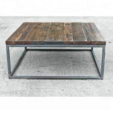 All materials are locally sourced and individually craft. Industrial Vintage Iron Metal Old Railway Sleeper Wood Square Coffee Table Buy Wrought Iron Coffee Table Hammered Metal Coffee Table Indian Metal Coffee Tables Product On Alibaba Com