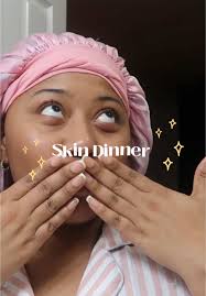 Girl Dinner < Skin Dinner using @byoma to serve a tull course meal. #fyp  #glassskin #byoma