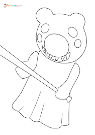 Do you have what it takes to do you have what it takes to escape piggy and uncover the mysteries surrounding the beast? Dibujos De Piggy Roblox Para Colorear Nuevas Imagenes Para Imprimir