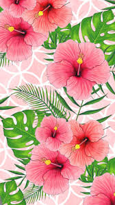 See more ideas about tropical, tropical floral, polynesian art. Pattern Sfondi Tropical Floral Pattern Fondos De Pantalla De Iphone Flores Pintadas Flores Hawaianas