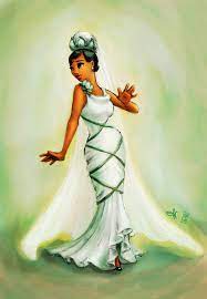 Tiana S Wedding Dress By Kayananas Deviantart Com On Deviantart From The Princess And The Frog Based O Disney Princess Tiana Tiana Wedding Princess Tiana