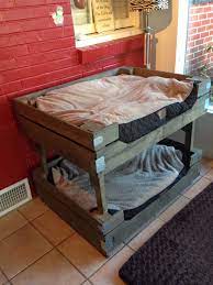 Best dog bed for large dogs. Pin By Jennifer Louise Christy On Pets Pallet Dog Beds Diy Dog Stuff Dog Bunk Beds