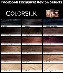 Revlon Hair Color Shades Chart Google Search In 2019
