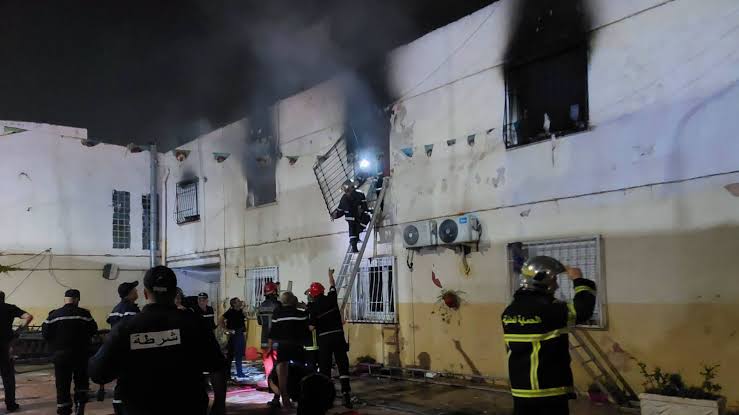 Eleven killed as fire breaks out at Algerian orphanage | World News | Sky  News