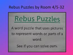 Sep 25, 2021 · free printable rebus puzzles. Rebus Puzzles By Room 4 5 32