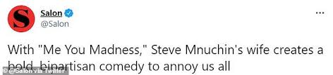 Watch me you madness (2021) : Steve Mnuchin S Wife Louise Linton 40 Is Panned By Critics For New Movie Me You Madness Daily Mail Online