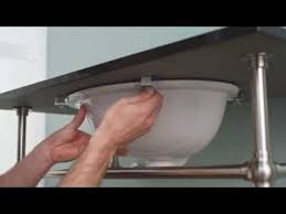 how to install an undermount sink youtube