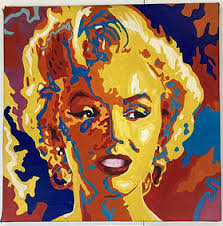 Large Donald Neal "marilyn" Painting