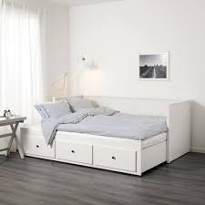Hemnes White Malfors Medium Firm Day Bed W 3 Drawers 2 Mattresses 80x200 Cm Ikea In 2020 Hemnes Day Bed Day Bed Frame Hemnes