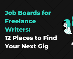 Freelance writing job boards