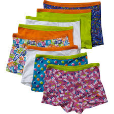 Fruit Of The Loom Little Girls Girls Boy Short Panties 8 Pk