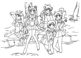 Ausmalbilder Sailor Moon 10 Ausmalbilder Malvorlagen