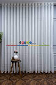 Pile veya pili perdeye bolluk verebilmek için. Misafir Odasi S Pile Duz Tul Perde Ekru Eperde Com