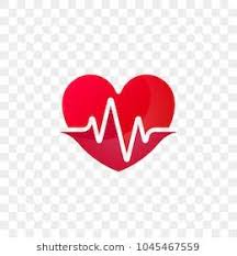 Heart And Heartbeat Logo Vector Icon Isolated Modern Heart Symbol For Cardiology Medical Center Or Charity Valentine Love Or Wed Vector Logo Logos Heart Logo