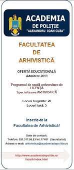 Asigurarea pregătirii de specialitate în domeniul fundamental: Facultatea De Arhivele Nationale Ale Romaniei Facebook