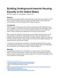 Pdf Building Toward Housing Equality In The United States