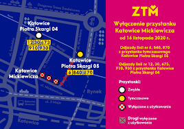 Pola przystanek autobusowy 2.5 km. Autobusy Czasowo Nie Beda Zatrzymywaly Sie Na Ul Mickiewicza Katowice24