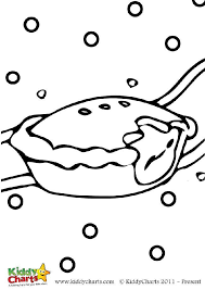 Pie coloring pages are a fun way for kids of all ages to develop creativity, focus, motor skills and color recognition. Mince Pie Colouring Sheet