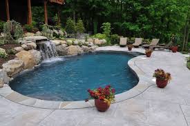 Kidney Shaped Pool With Waterfall Would Love To Have This Someday Backyard Pool Landscaping Inground Pool Designs Cool Swimming Pools