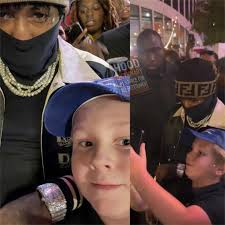 This photo #NBAYoungBoy took with a fan last night at the North Carolina  state fair 🥲💚🎠