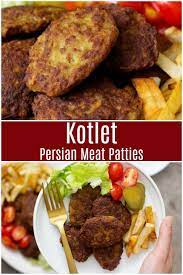 Falafel wrap veggie patties iranian food molecular gastronomy poached eggs food presentation food plating food styling. Kotlet Aka Persian Meat Patties Are One Of A Kind And An All Time Favorite They Are Crispy On The Outside And Ju Iranian Cuisine Kotlet Recipe Persian Cuisine