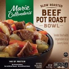 Really, the pot pie came down to the crust. Marie Callender S Slow Roasted Beef Pot Roast Bowl Frozen Meal 11 Oz Smith S Food And Drug