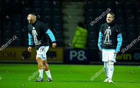 Charlie Austin Stefan Johansen Qpr Laugh Editorial Stock Photo